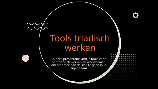 Handleiding training Samenwerken in de Triade_def